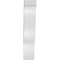 Ekena Millwork 3 1/2-in. W x 6-in. D x 18-in. H Funston Architectural Grade PVC Knee Brace BRCP035X06X18FST - alternate 4